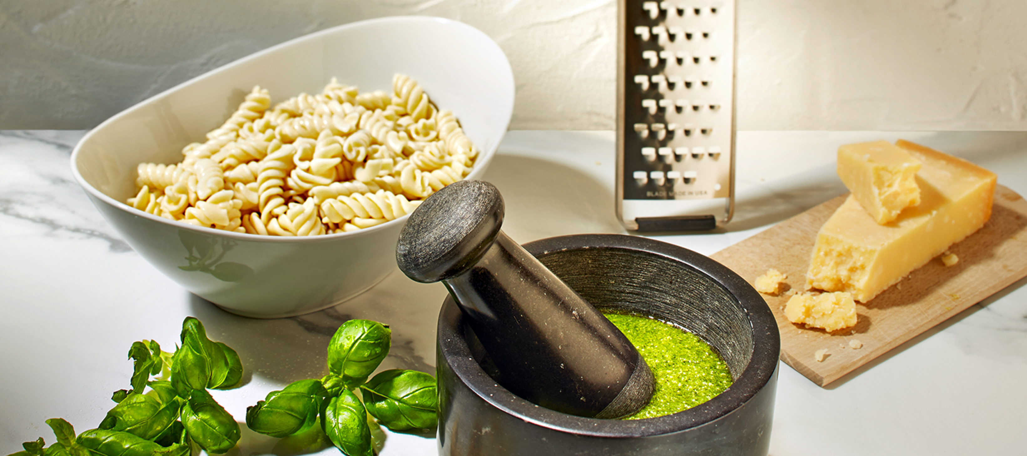 Produktabbildung Fusilli mit Pesto Verde